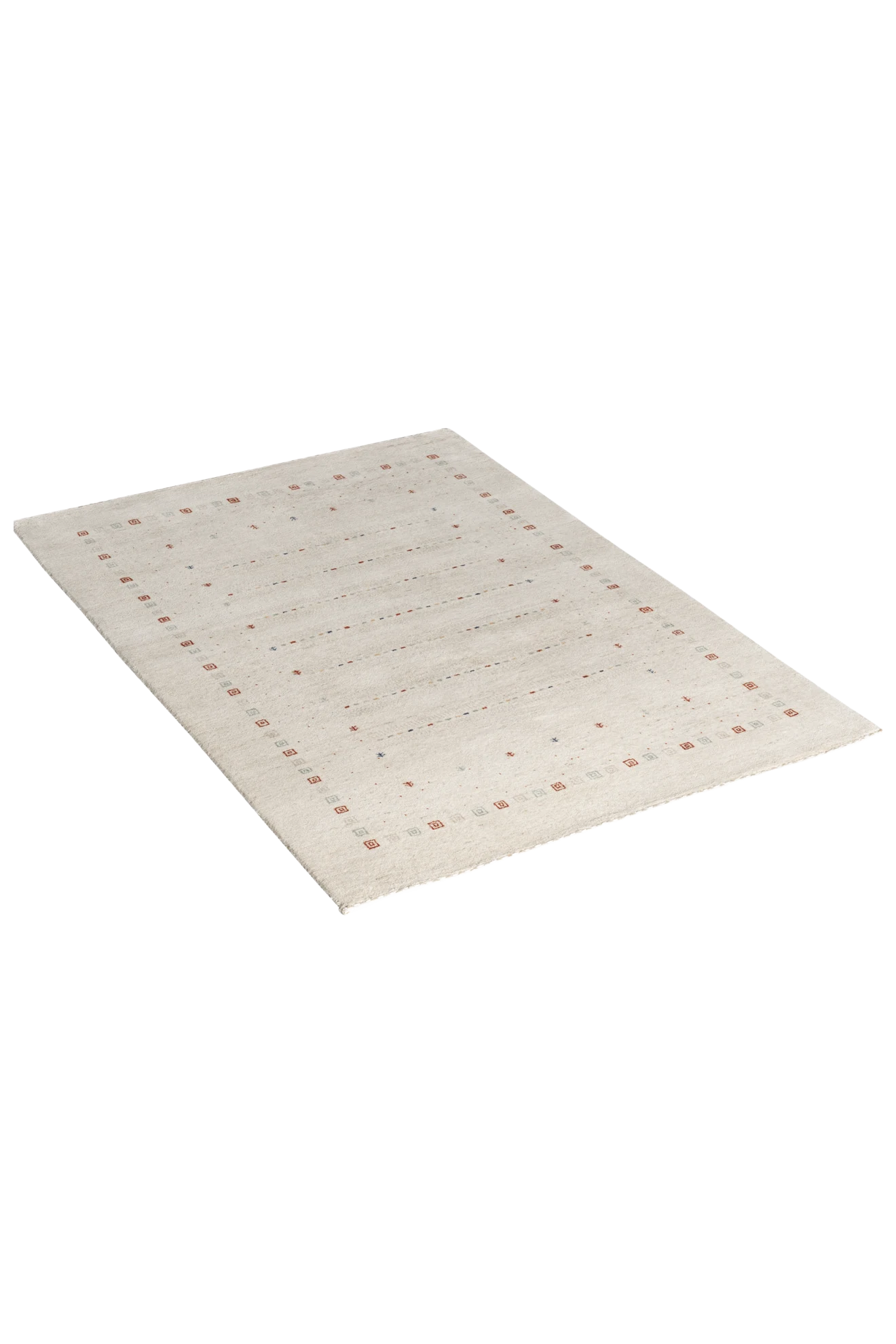 Gabbeh-Art Teppich - Weiße Wüste