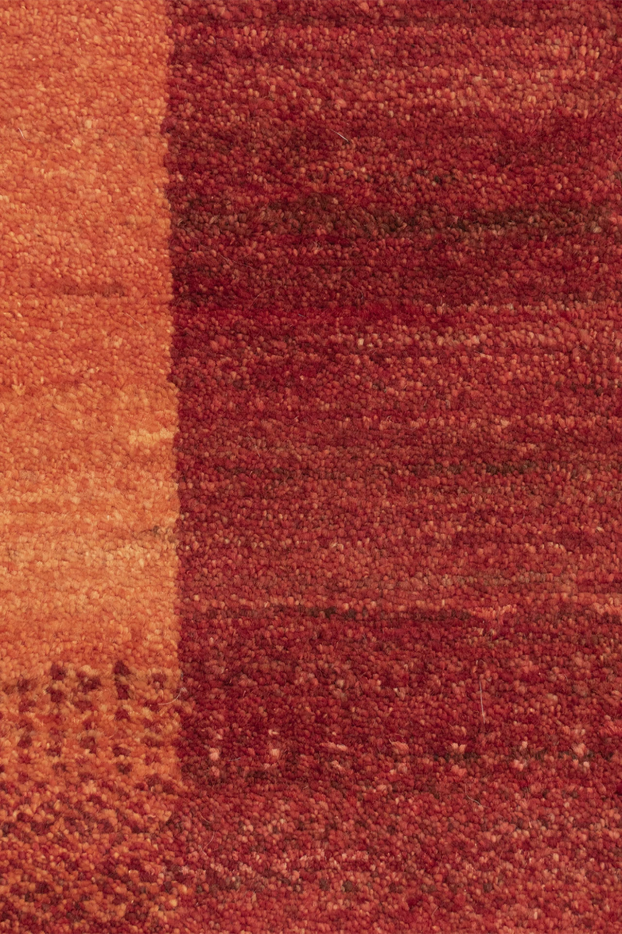 Gabbeh Teppich-Unikat - roter Horizont