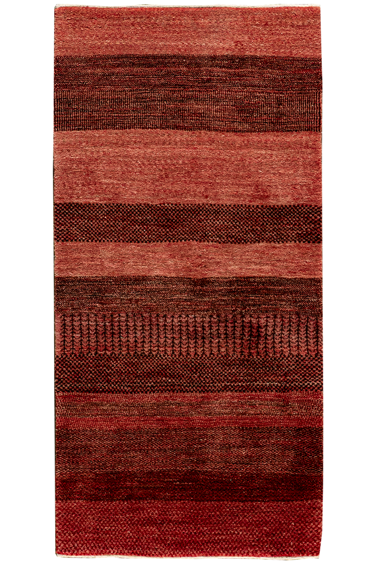 Gabbeh Teppich-Unikat - Rubinglut