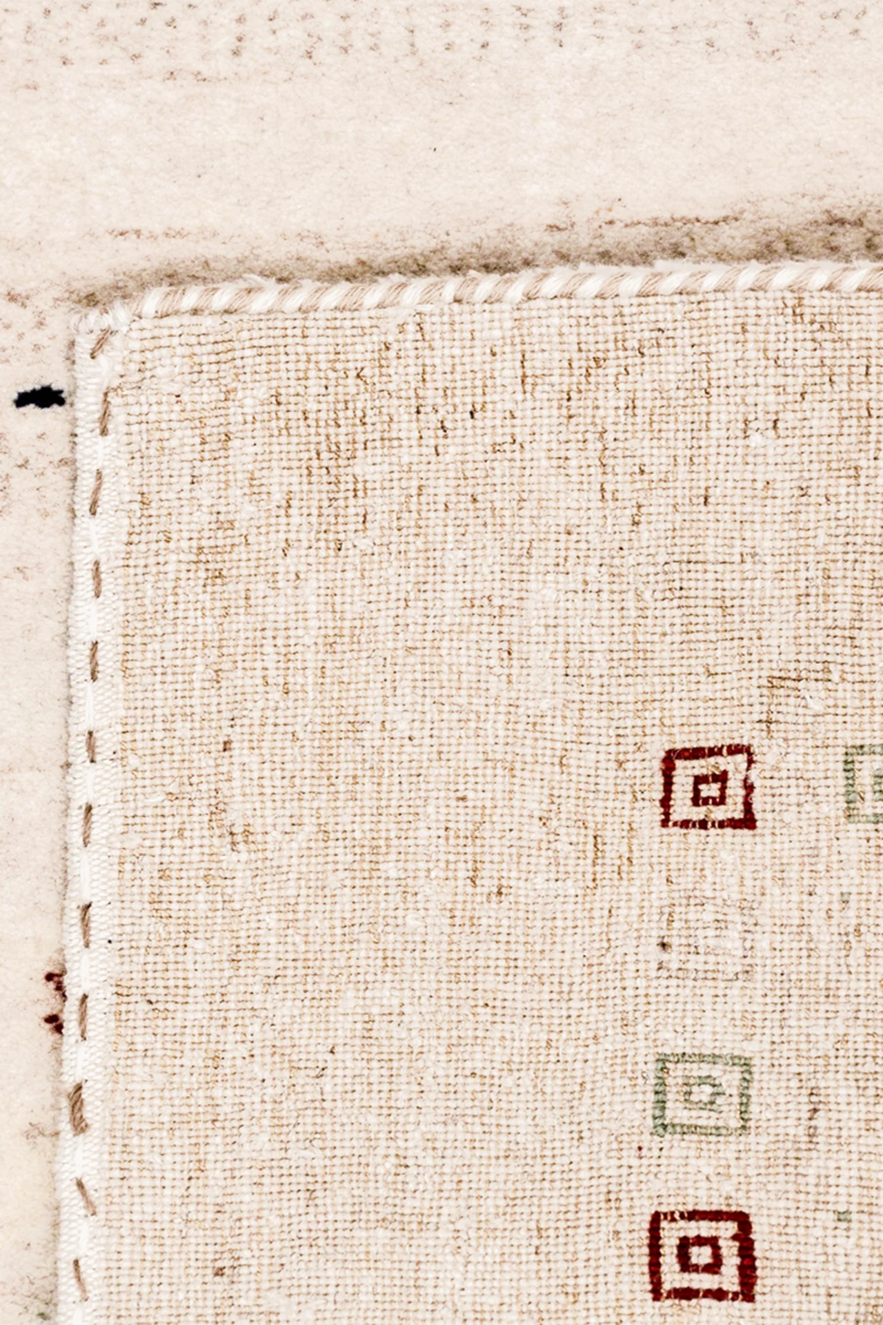 Gabbeh-Art Teppich - Weiße Wüste