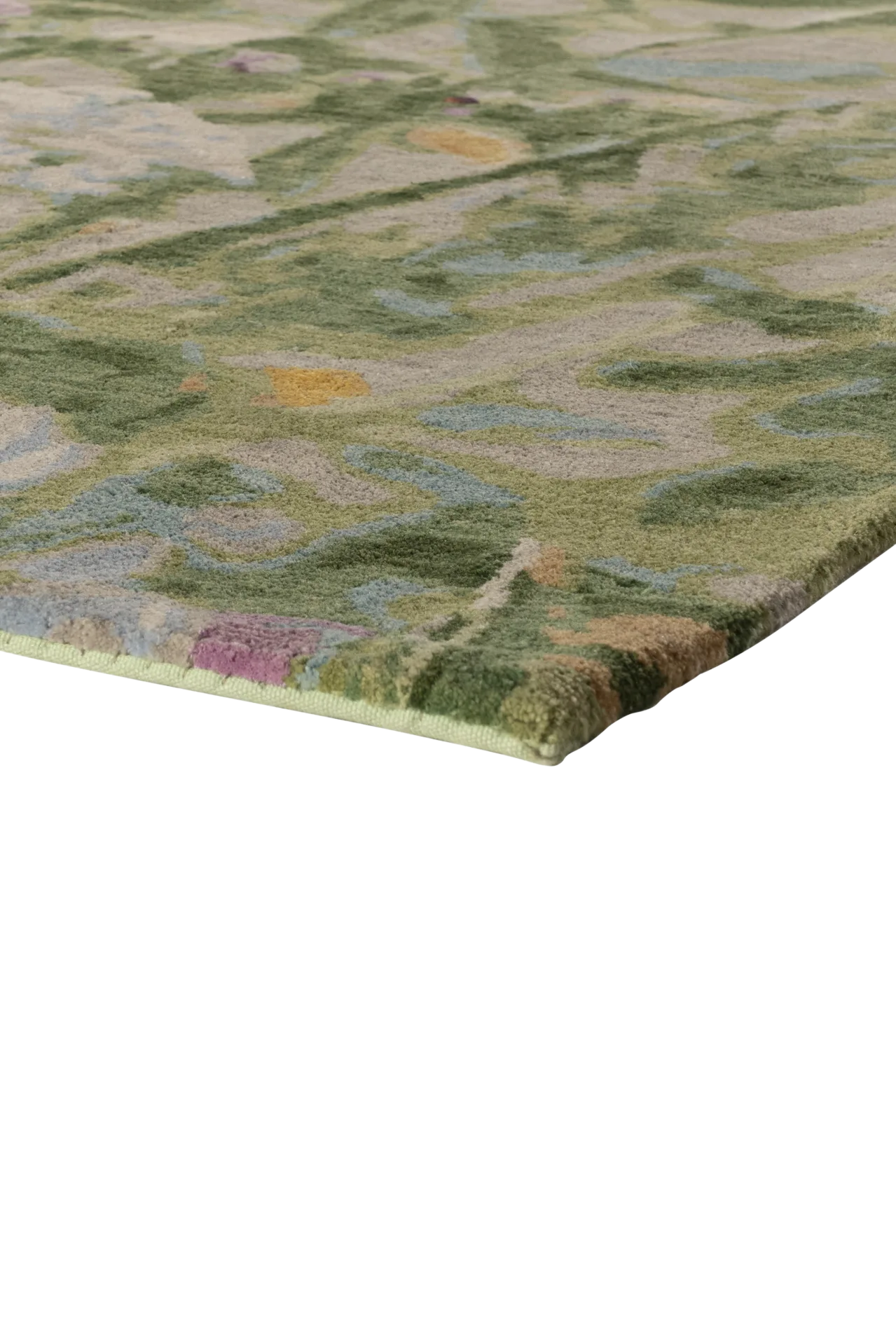 Wool & Silk Teppich - Wild Flowers