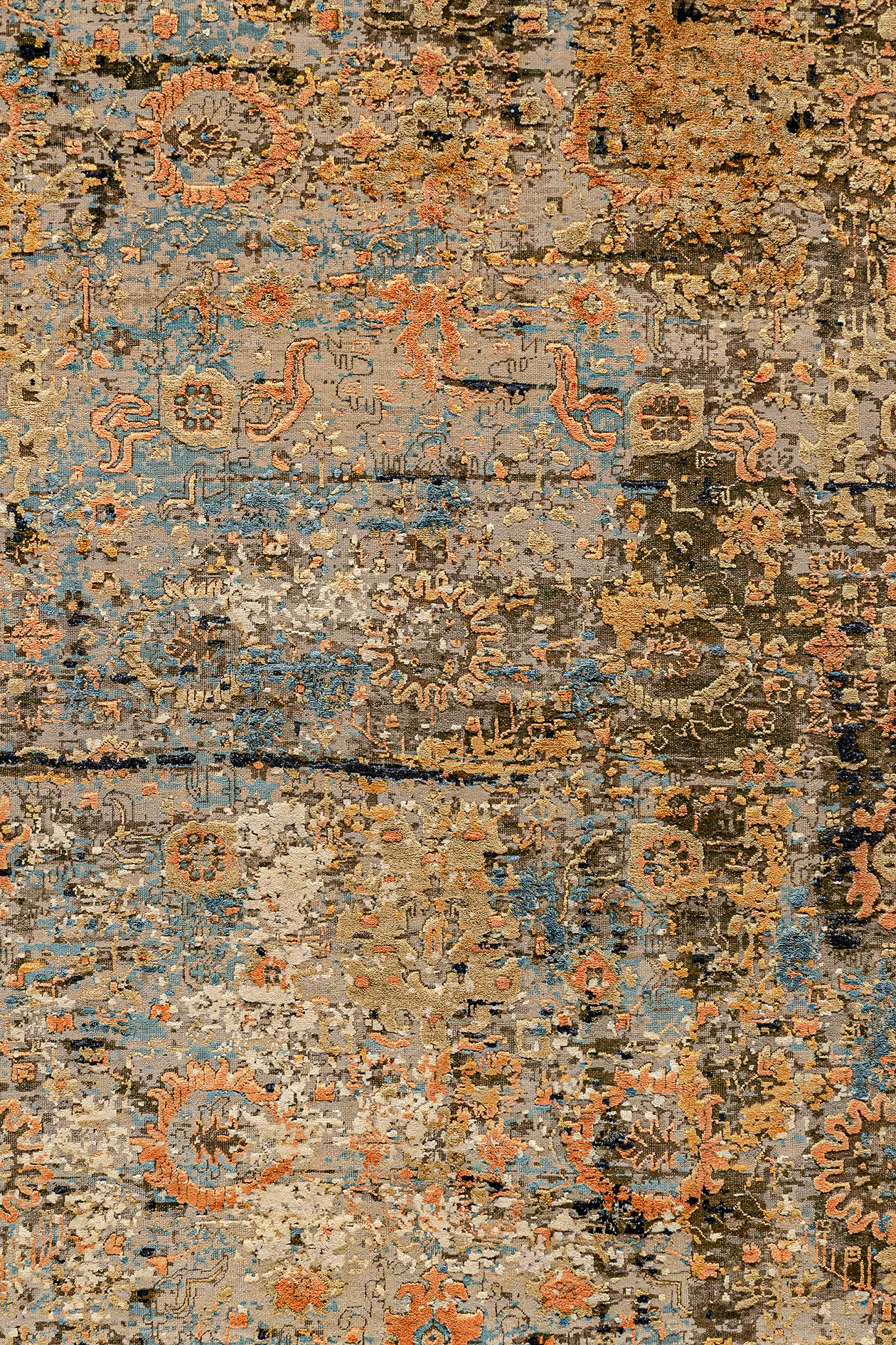 Jan Kath Teppich - Bidjar Paddington Artwork 18 Orange