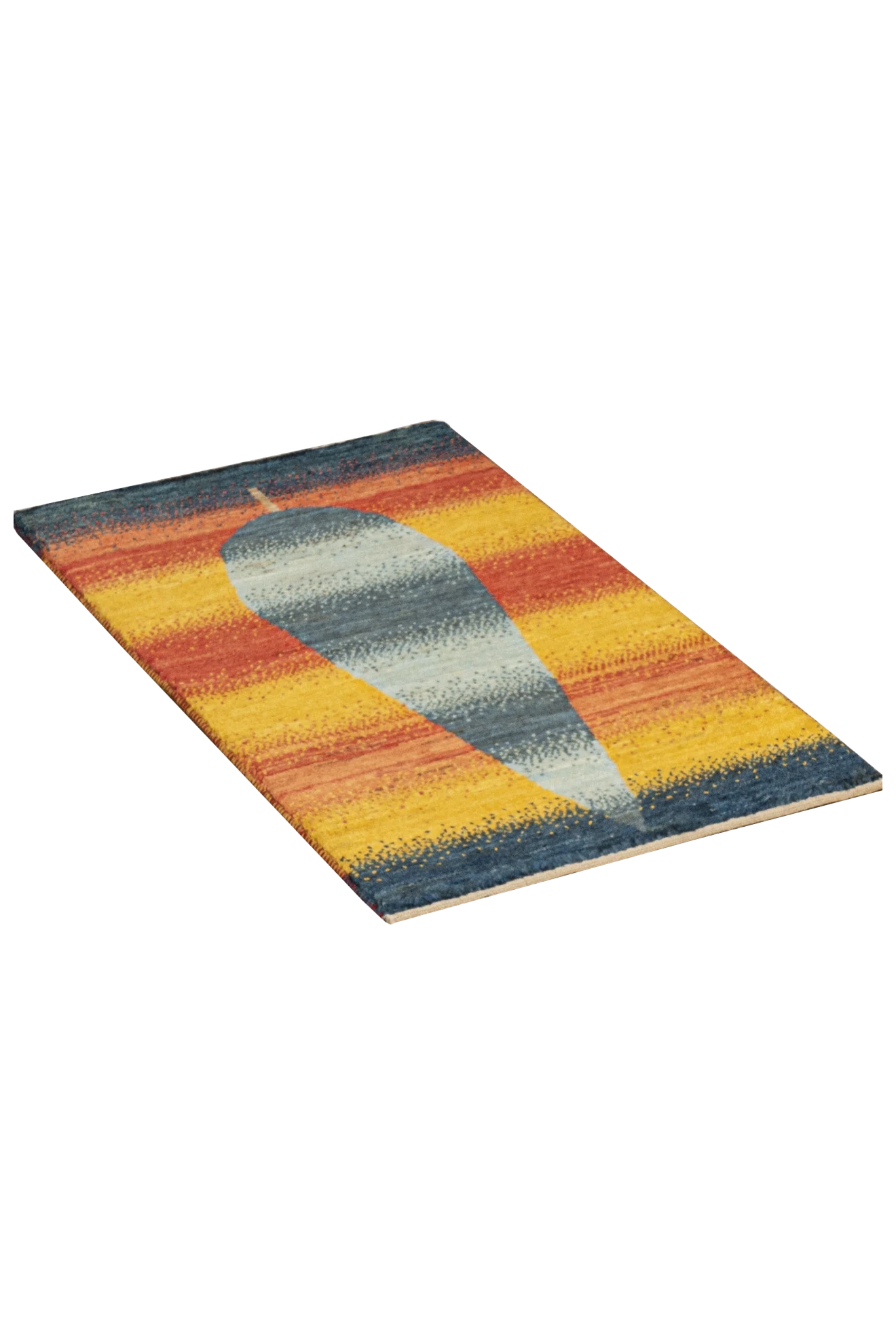 Gabbeh Teppich-Unikat - blaue Zypresse