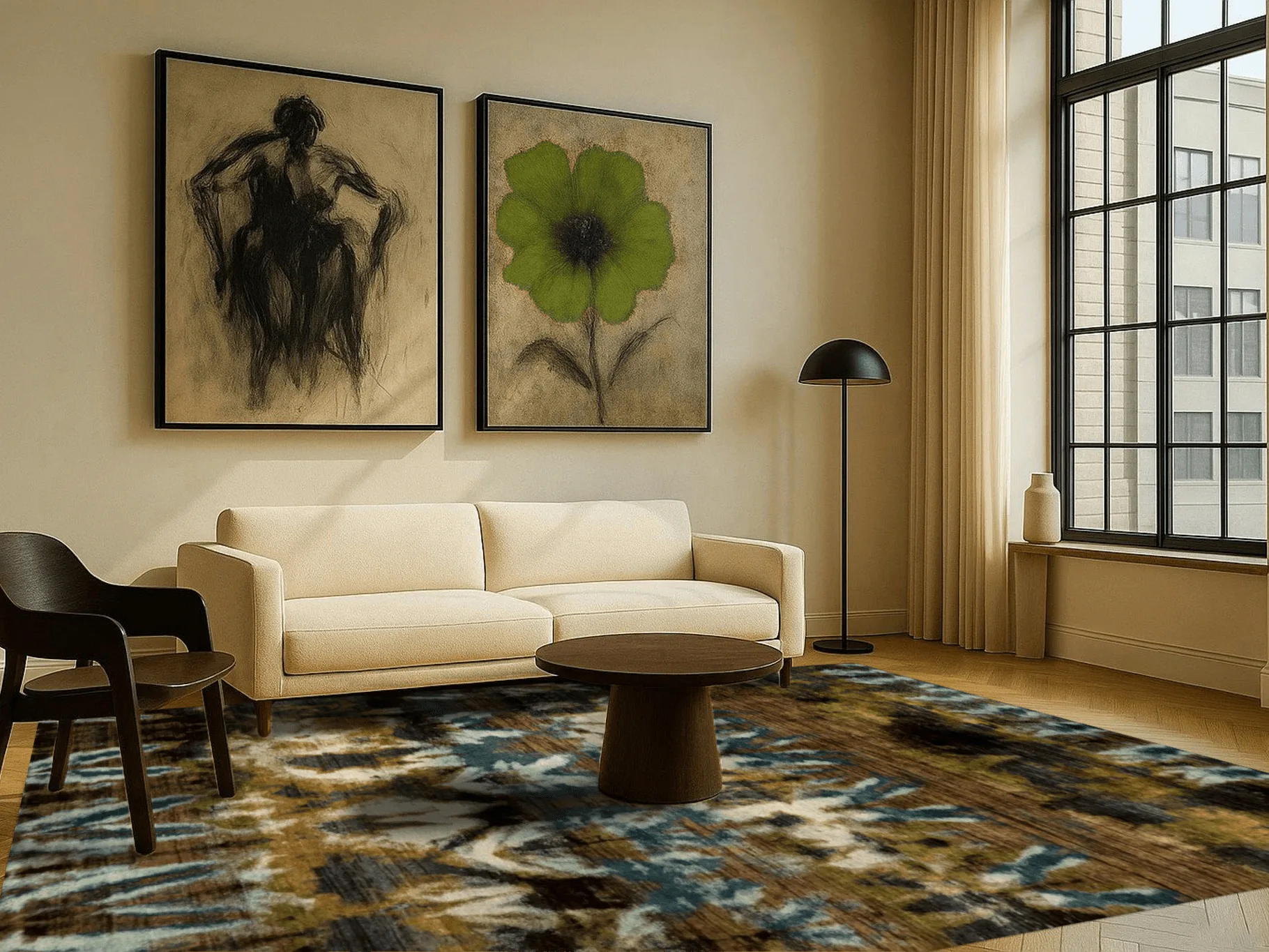 Jordan Collection Designteppich - Sealife