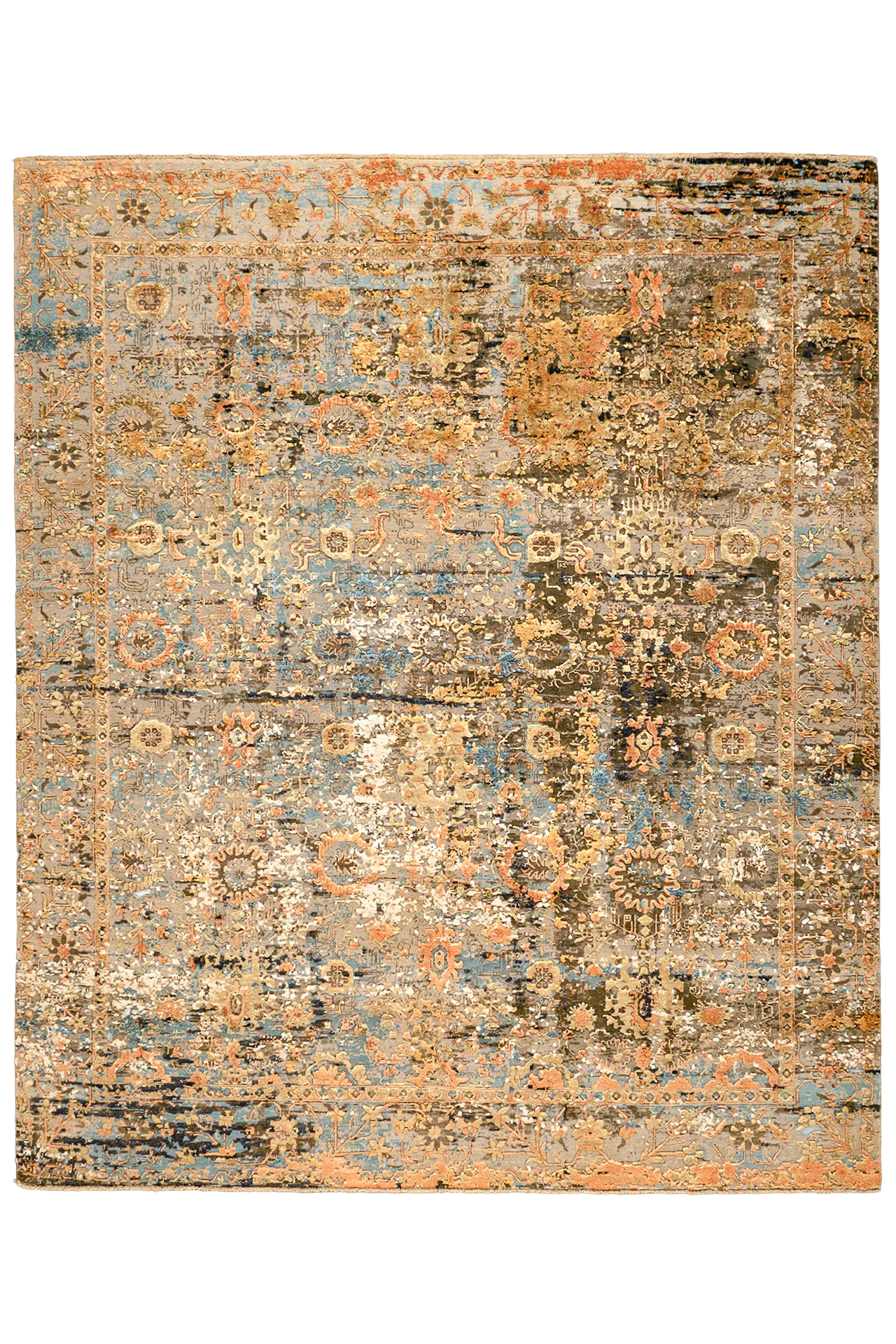 Jan Kath Teppich - Bidjar Paddington Artwork 18 Orange