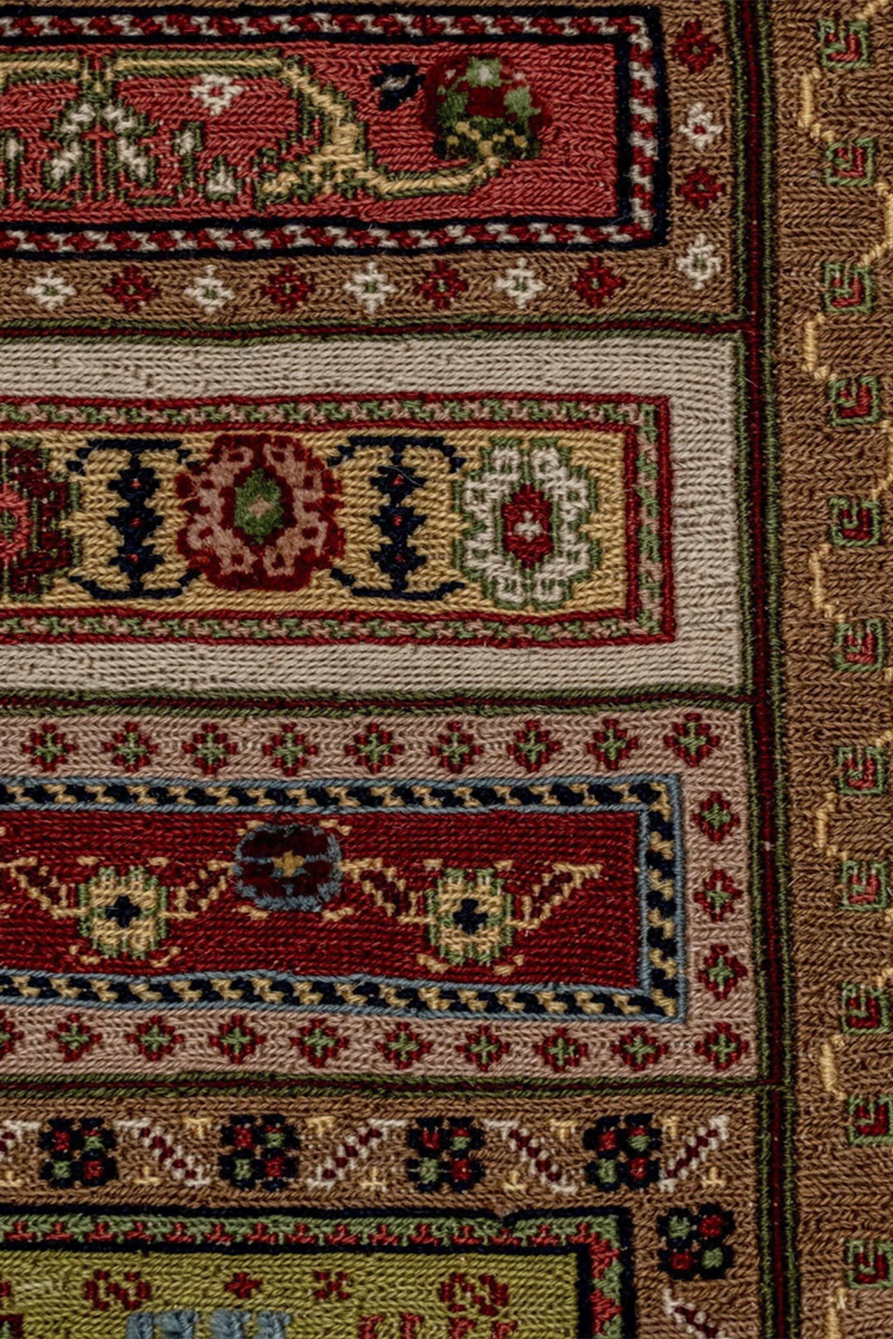 Kelim Teppich - Soumakh Green