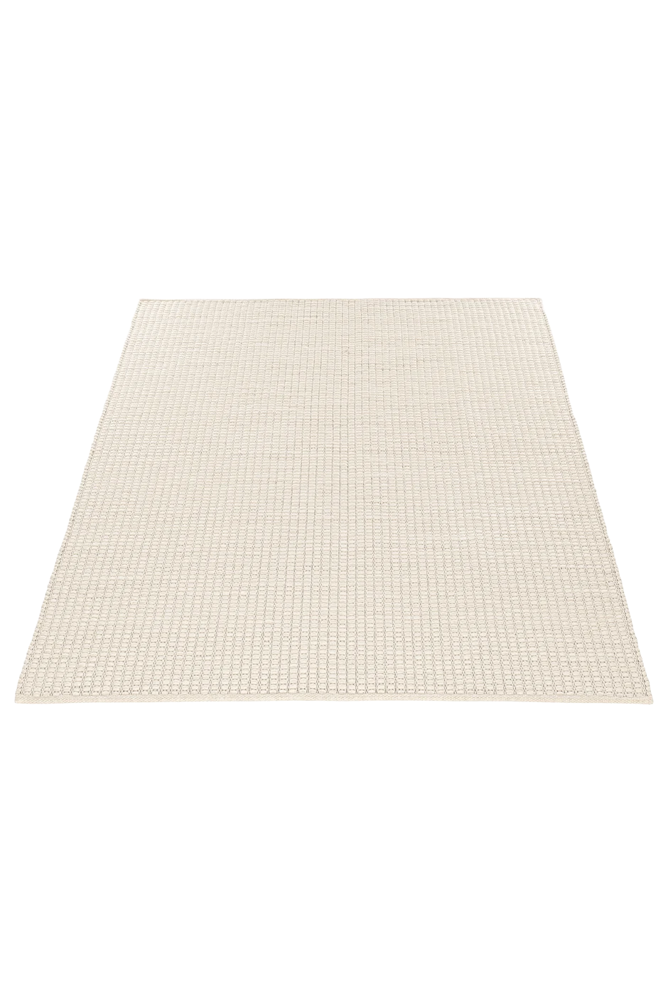 Handwebteppich - Classic White