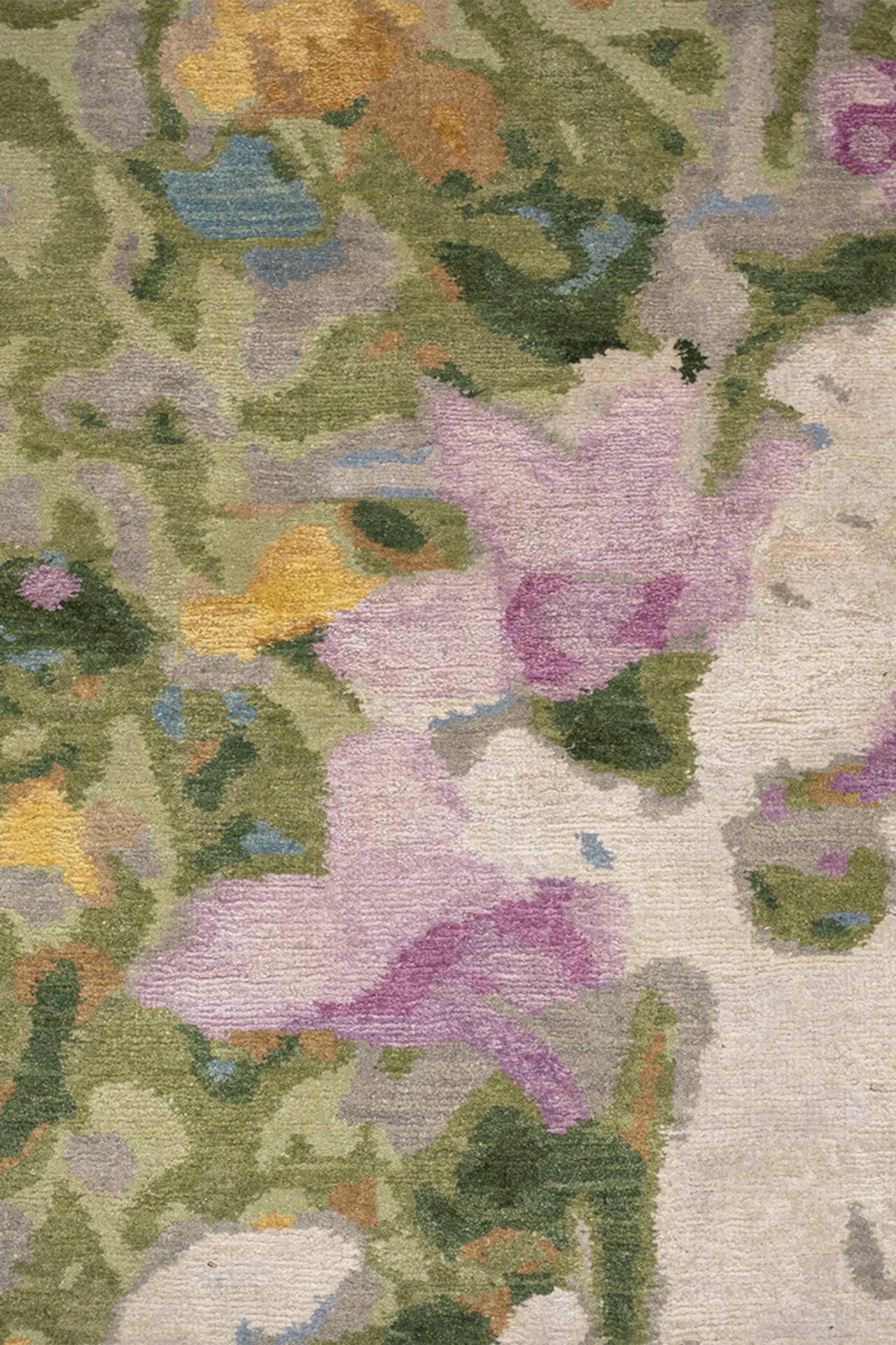 Wool & Silk Teppich - Wild Flowers