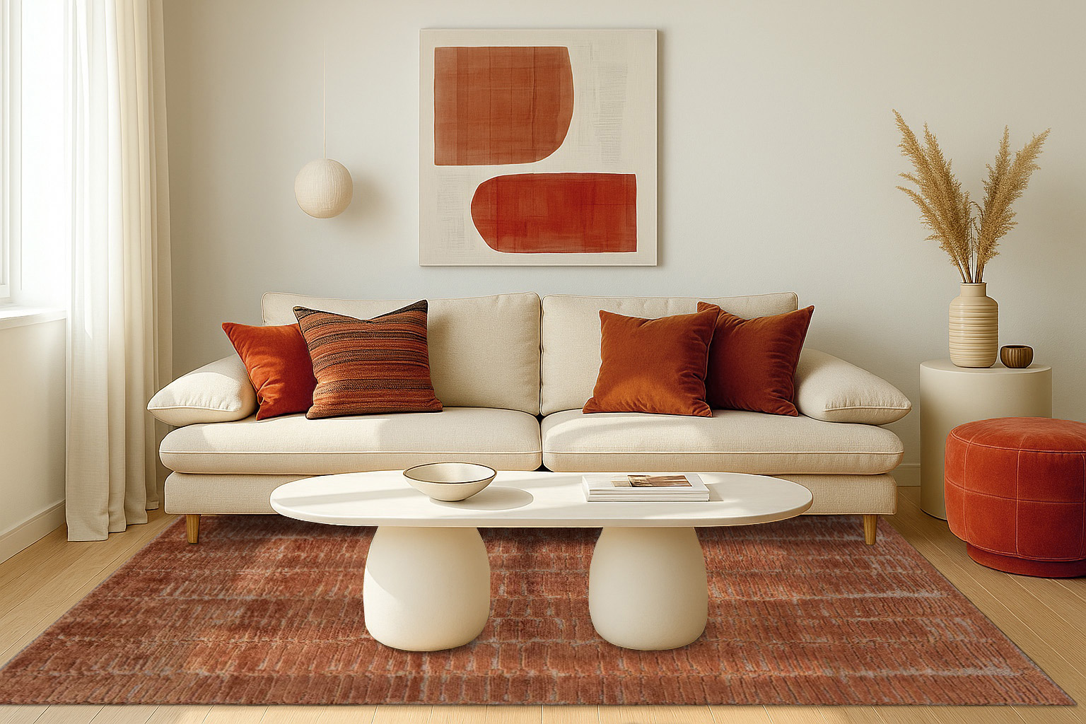 Jordan Collection Designteppich - Copper Dunes