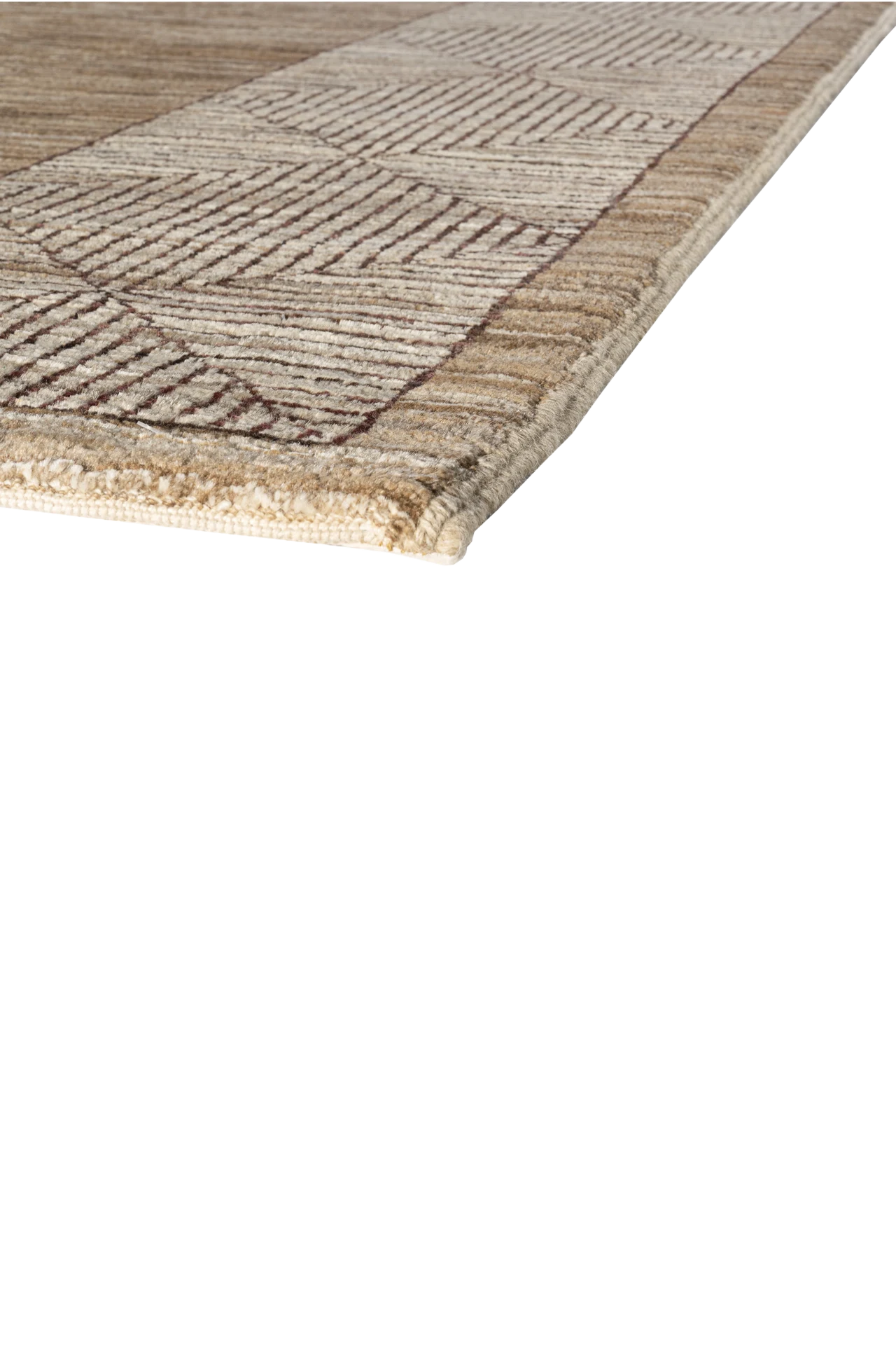 Gabbeh-Art Teppich - Sandgeflecht