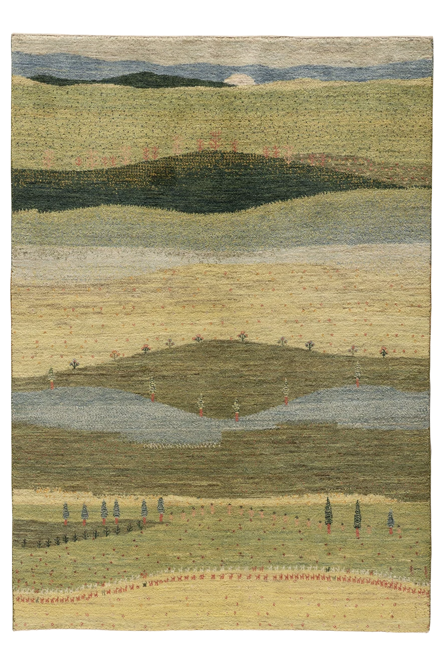 Gabbeh Teppich-Unikat - Pastellträume