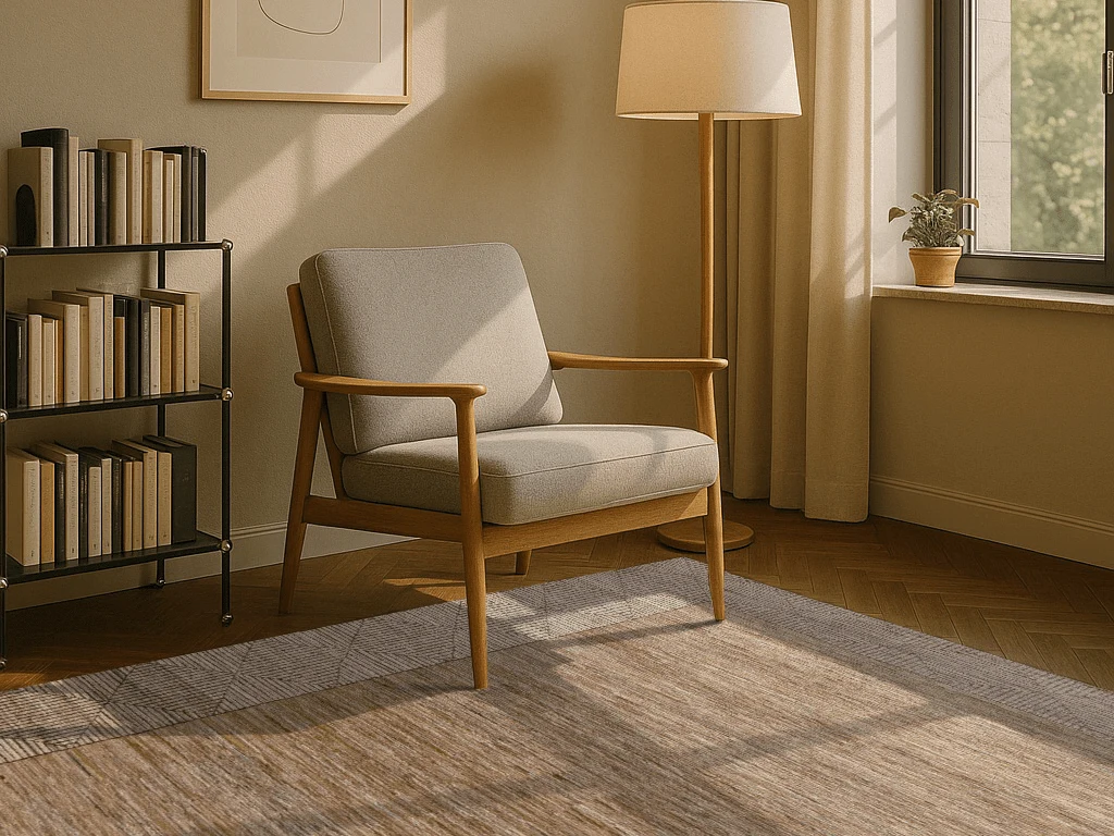 Gabbeh-Art Teppich - Sandgeflecht