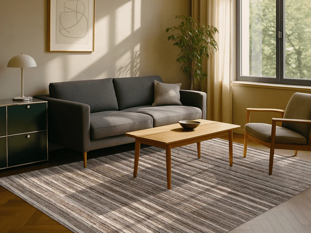 Gabbeh-Art Teppich - Sandlinien
