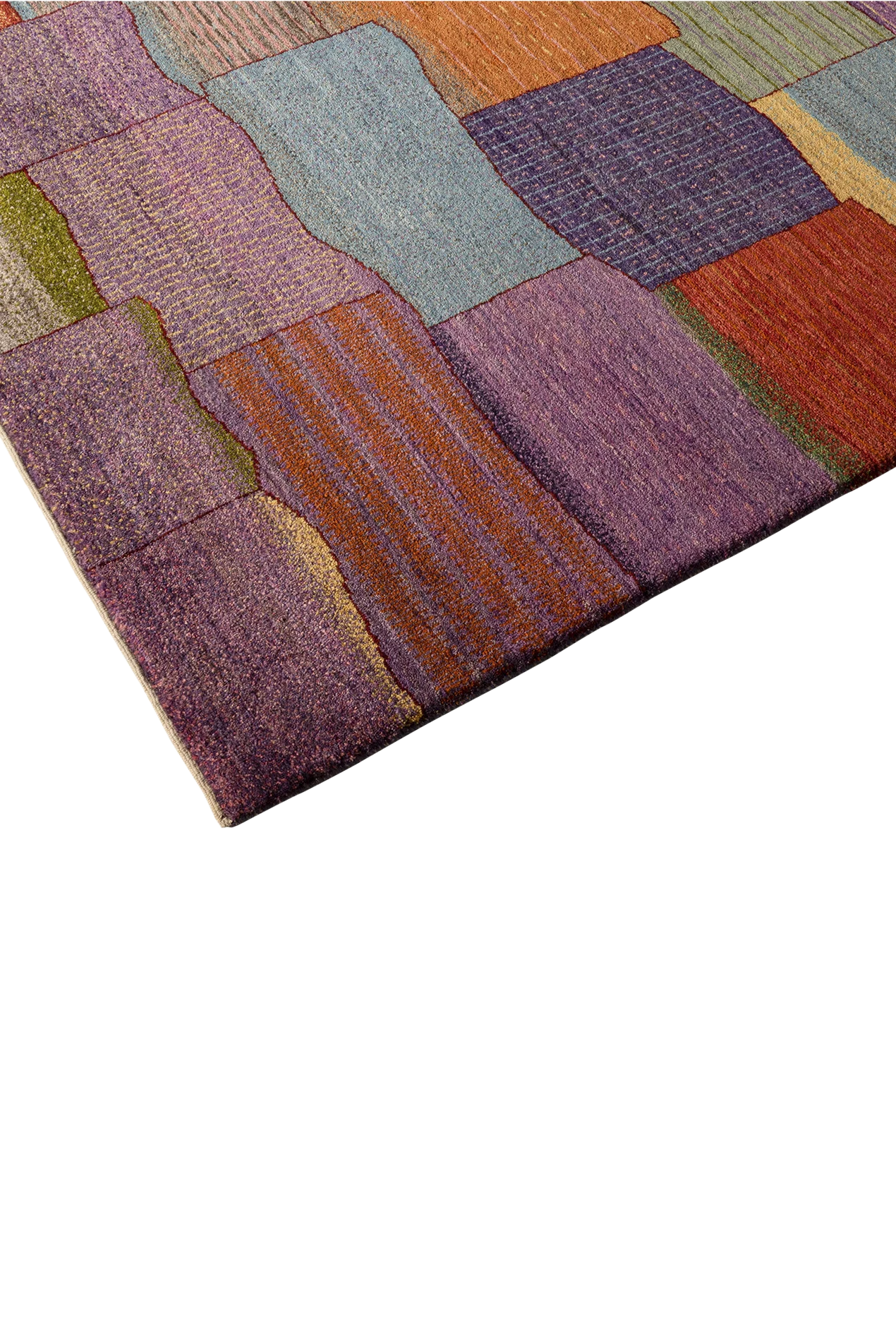Gabbeh Teppich-Unikat - bunte Wüstenabschnitte