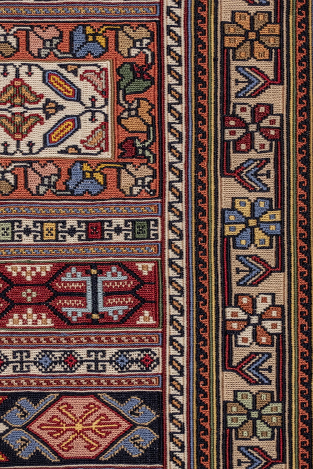 Kelim Teppichläufer - Soumakh Boho