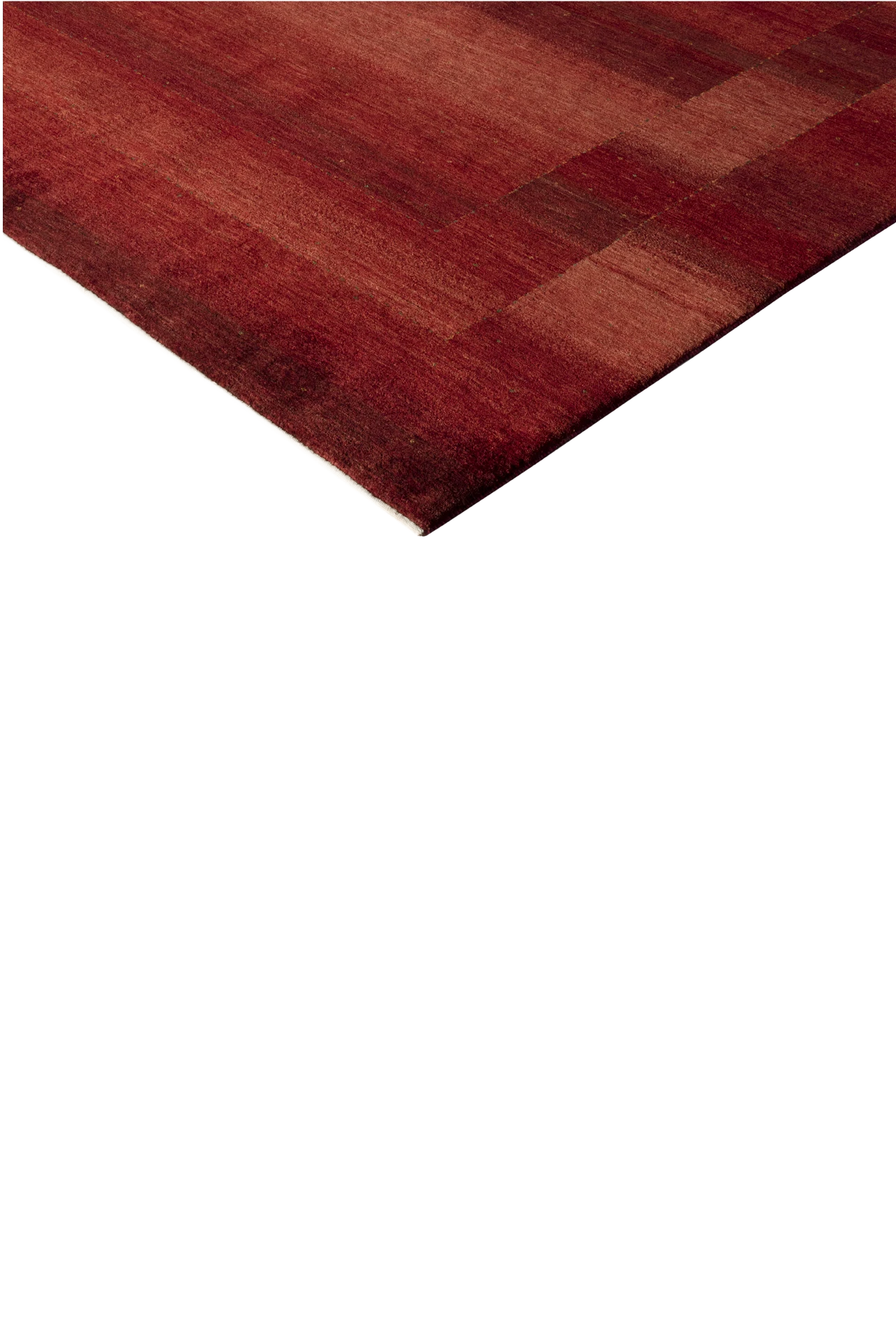 Gabbeh Teppich-Unikat - Rote Landschaft