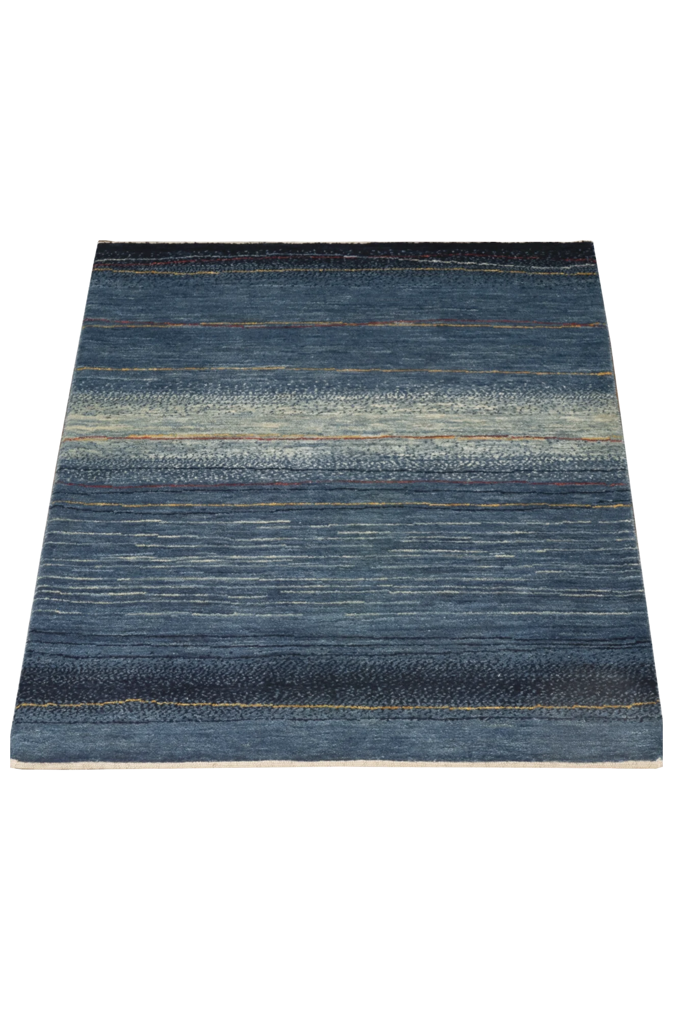 Gabbeh Teppich-Unikat - royalblaue Oase